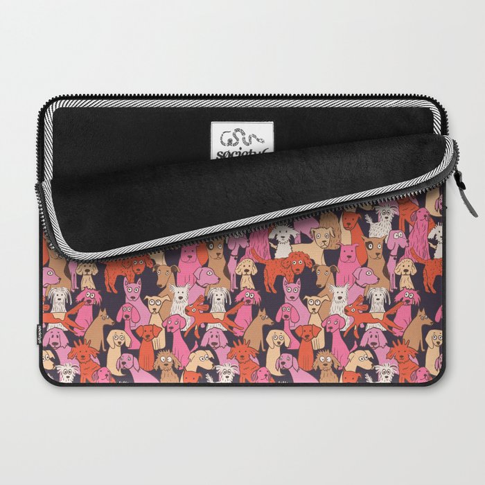 Dogs all day brights Laptop Sleeve Gallery Image 2