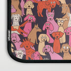 Dogs all day brights Laptop Sleeve Gallery Image 3