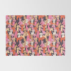 Dogs all day brights Rug Gallery Image 2