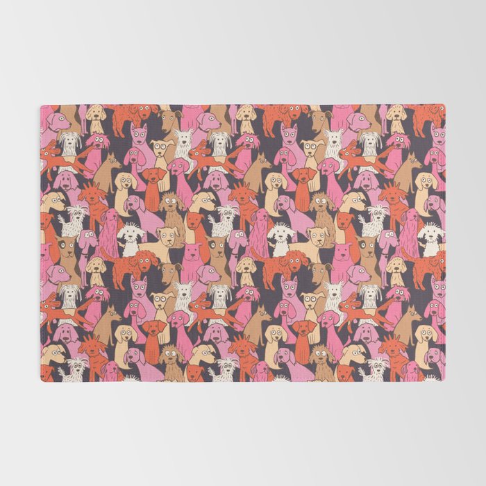 Dogs all day brights Rug Gallery Image 2