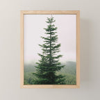 Single Tree Mini Art Print Gallery Image 1