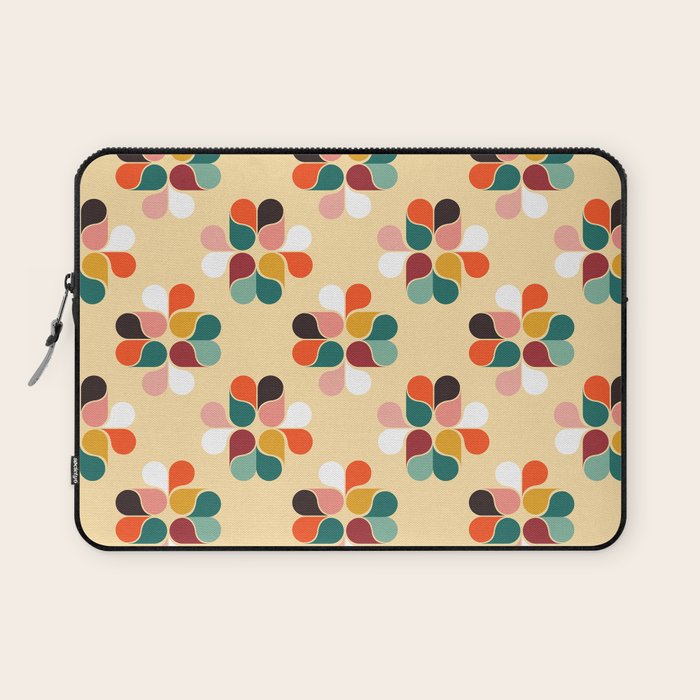 Retro geometry pattern no2 Laptop Sleeve Gallery Image 1