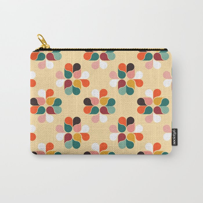 Retro geometry pattern no2 Carry All Pouch Gallery Image 1