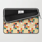 Retro geometry pattern no2 Laptop Sleeve Gallery Image 2