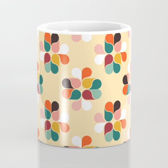 Retro geometry pattern no2 Coffee Mug Gallery Image 4