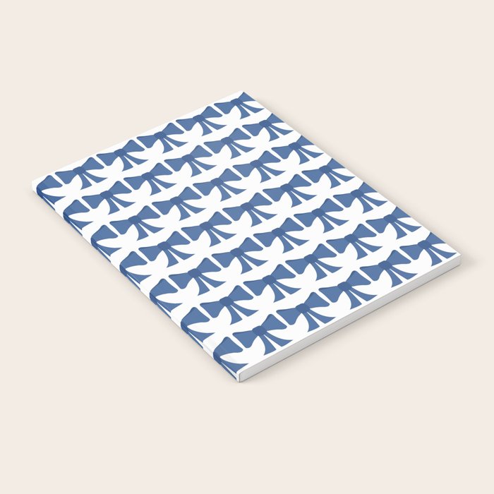 Vintage Bows V Blue Notebook Gallery Image 1