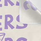 Cheers. Cocktails and Drinks in Lavender Purple And White Wall Tapestry Gallery Image 3