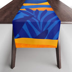 Moonrise Mountains / Blue and Orange Table Runner Gallery Image 1