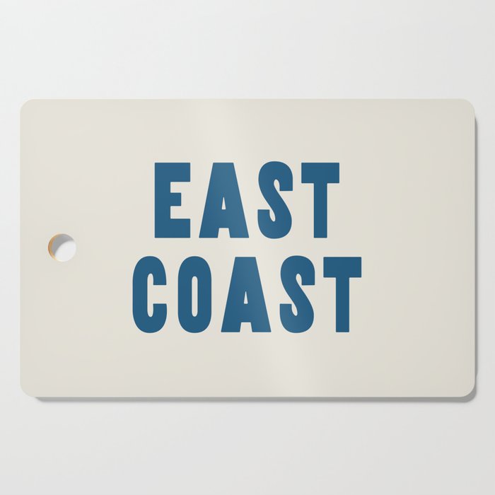 East Coast - Retro Typography Cutting Board Gallery Image 1