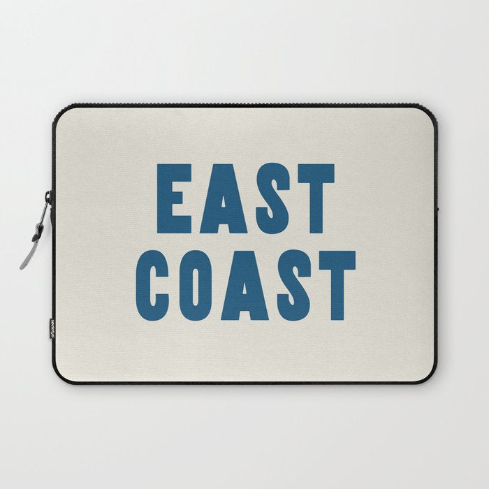 East Coast - Retro Typography Laptop Sleeve Gallery Image 1