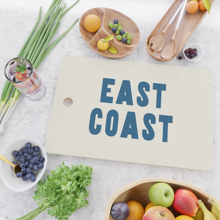 East Coast - Retro Typography Cutting Board Gallery Image 2
