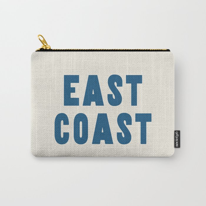 East Coast - Retro Typography Carry All Pouch Gallery Image 1