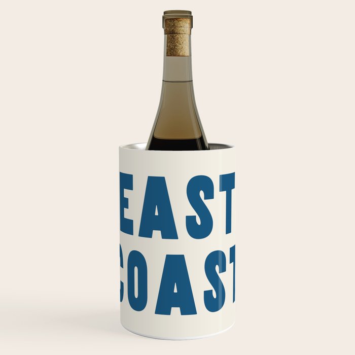 East Coast - Retro Typography Wine Chiller Gallery Image 1