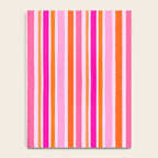 Pink and Orange Stripes Freehand Notebook Gallery Image 4