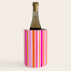 Pink and Orange Stripes Freehand Wine Chiller Gallery Image 3