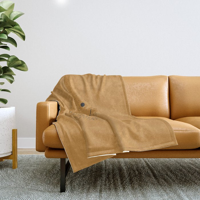 Tell The Story Of The Mountain You Climbed. Throw Blanket Gallery Image 1