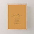 Tell The Story Of The Mountain You Climbed. Mini Art Print Gallery Image 1