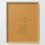 Tell The Story Of The Mountain You Climbed. Serving Tray Gallery Image 1