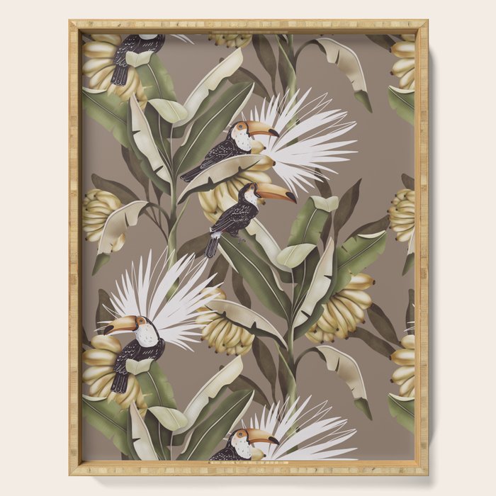 Tropical Toucan Oasis B Serving Tray Gallery Image 1