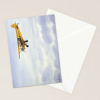 J-3 Piper Cub Aircraft Stationery Card Gallery Image 2