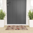 Antique Chinese Floral Pattern Welcome Mat Gallery Image 3