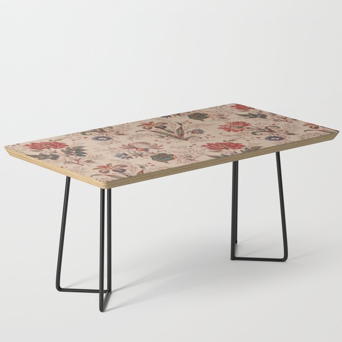 Antique Chinese Floral Pattern Coffee Table Gallery Image 1