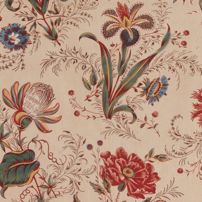 Antique Chinese Floral Pattern Coffee Mug Gallery Image 2