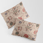 Antique Chinese Floral Pattern Pillow Sham Gallery Image 3