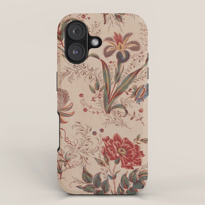 Antique Chinese Floral Pattern iPhone Case Gallery Image 1