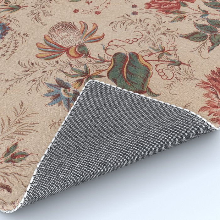 Antique Chinese Floral Pattern Rug Gallery Image 4
