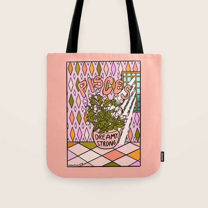 Pisces Plant Tote Bag Gallery Image 1