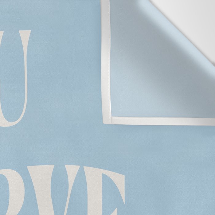 You Deserve To Rest Baby Blue Wall Tapestry Gallery Image 3