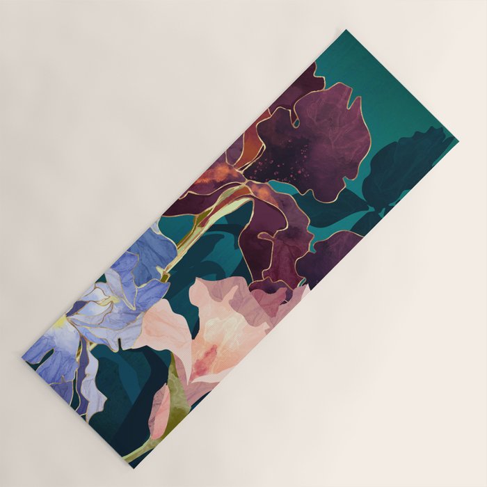 Iris Abstract Yoga Mat Gallery Image 1