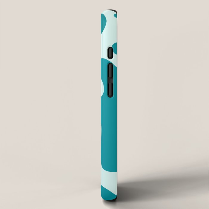 Sea Star Maximalist Pattern in Aqua and Teal Blue iPhone Case Gallery Image 2