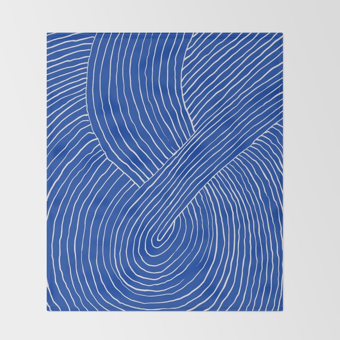 Strokes 01: Chathams Blue Edition  Throw Blanket Gallery Image 2