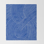 Strokes 01: Chathams Blue Edition  Throw Blanket Gallery Image 2