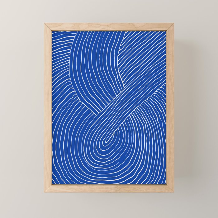 Strokes 01: Chathams Blue Edition  Mini Art Print Gallery Image 1