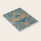 William Morris Honeysuckle and Tulip Woad Mulberry Pattern Notebook Gallery Image 2