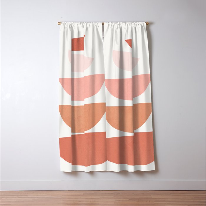 Abstract Minimal Shapes IV Window Curtain Gallery Image 3
