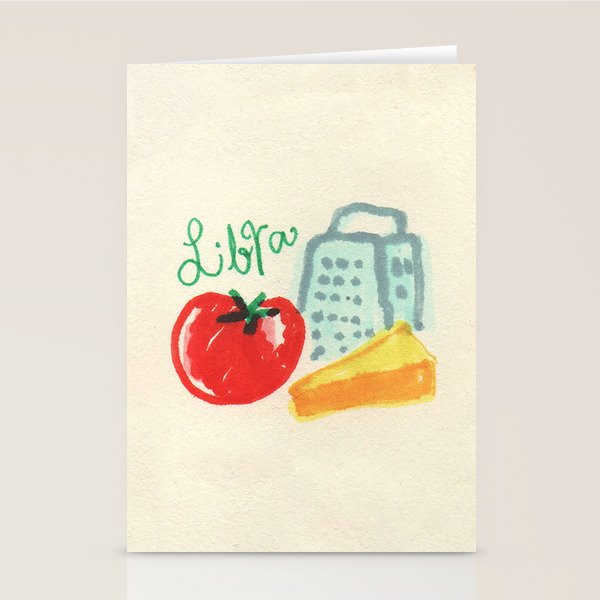libra tomato Stationery Card Gallery Image 1