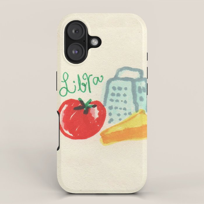 libra tomato iPhone Case Gallery Image 1