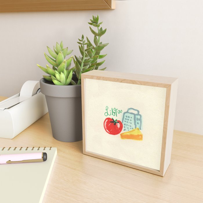 libra tomato Mini Art Print Gallery Image 2
