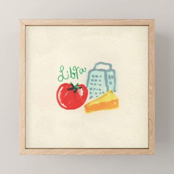 libra tomato Mini Art Print Gallery Image 1