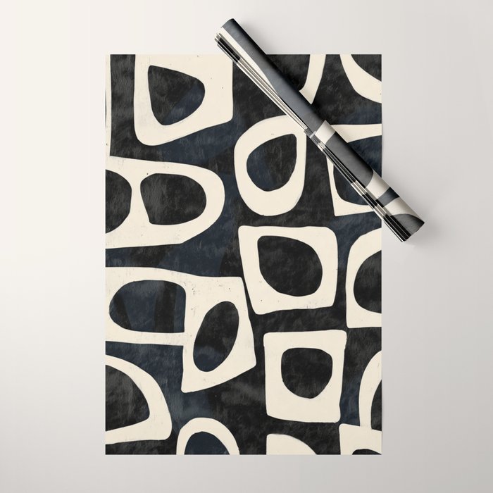 Shadowed Forms Wrapping Paper Gallery Image 1