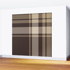 Classic Neutral Plaid Pattern Wall Mural Gallery Image 2