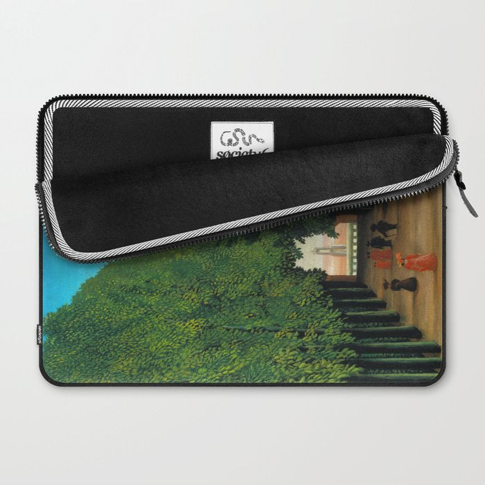 Henri Rousseau - The Avenue in the Park at Saint Cloud  Laptop Sleeve Gallery Image 2