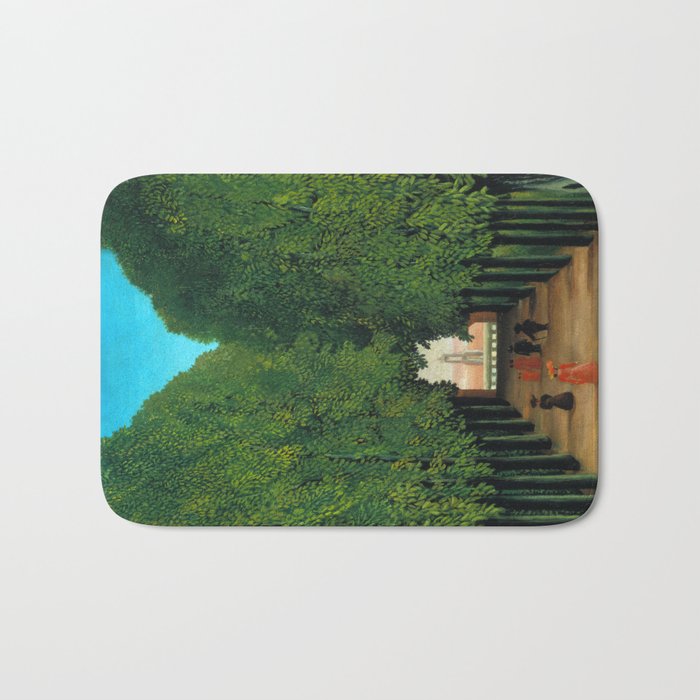 Henri Rousseau - The Avenue in the Park at Saint Cloud  Bath Mat Gallery Image 1