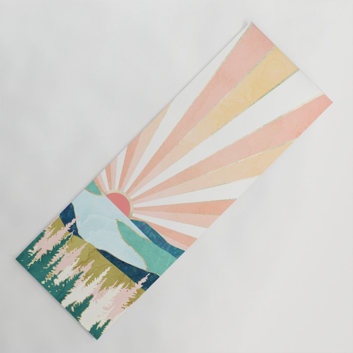 Summer Sunset Yoga Mat Gallery Image 1