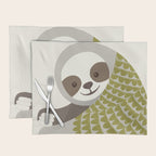 Whimsical Sloth Placemat Gallery Image 1