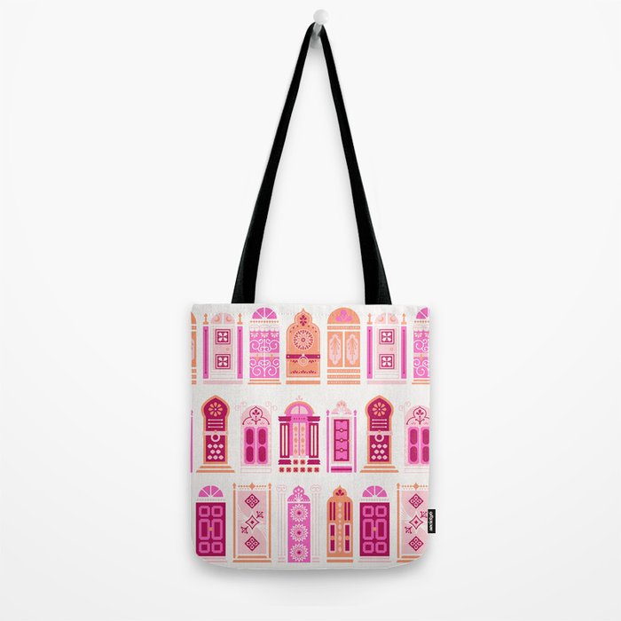 Moroccan Doors - Peach Palette Tote Bag Gallery Image 2